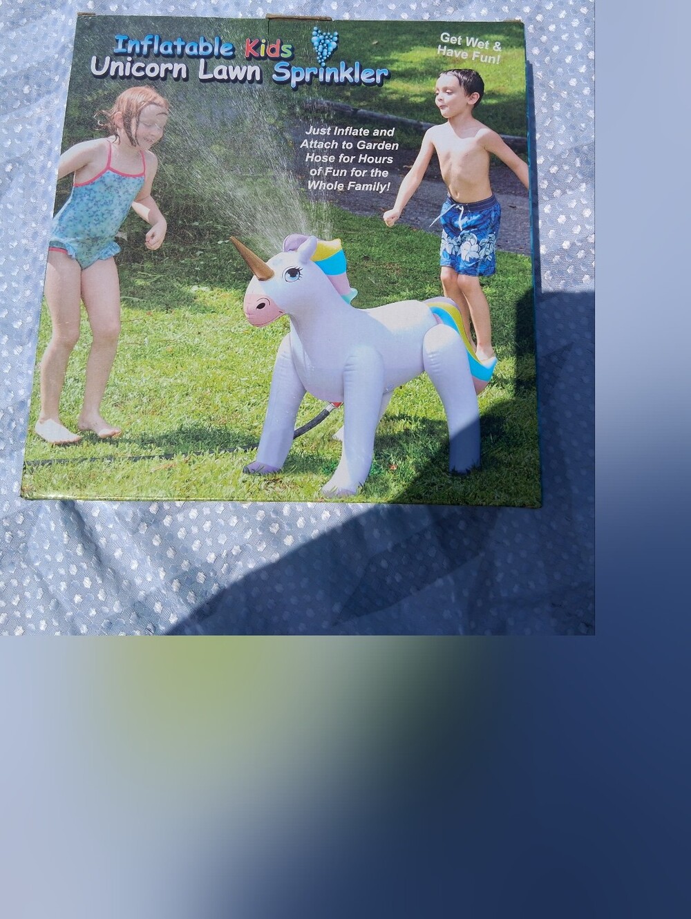 Inflatable Unicorn Lawn Sprinkler